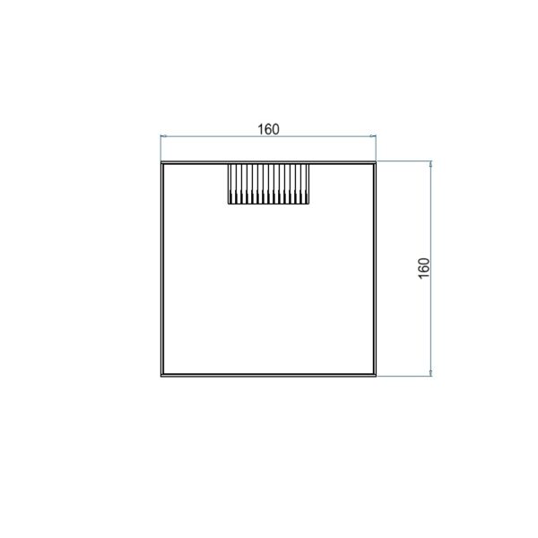 Produktbild UBD 167 163  -  Schwerlast-Unterflur-Bodendose UBD 160 small inkl. belegtem Deckel aus Chromstahl, geschliffen, und 1 Bürsten.